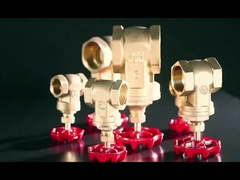 แฮนด์เหล็กเหล็กเหล็ก หญิง X หญิง 4 นิ้ว วาล์วประตูทองแดง