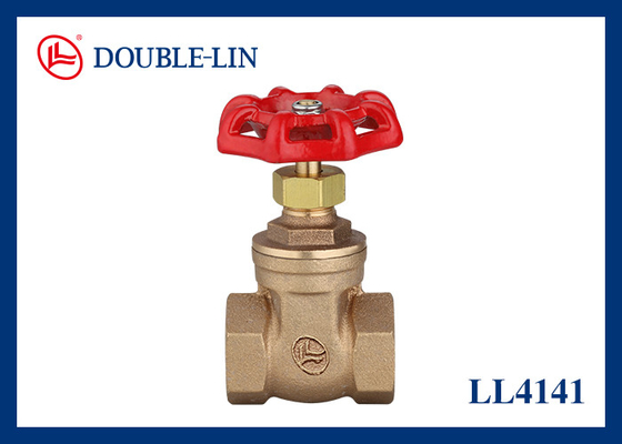 วาล์วประตูทองเหลือง 1/2" ถึง 3" หน้าแปลน Bsp / Npt