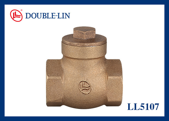 วาล์วกันกลับแบบสวิงทองเหลืองขนาด 2" 25 บาร์ C83600