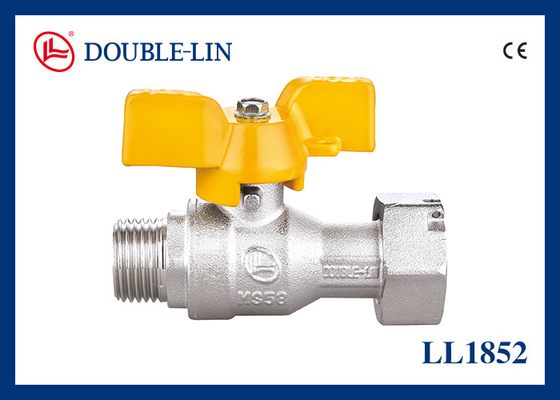 DIN259 สายยาว 72.5 PSI วาล์วแก๊สทองแดง PTFE Seal