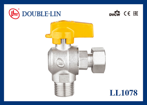 วาล์วลูกบอลสำหรับท่อแก๊สชาย X หมุนน็อตตัวเมีย M1/2"x F3/4"