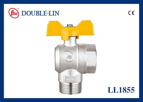 T Handle Male X Female M1" X F1" วาล์วแก๊สทองแดง