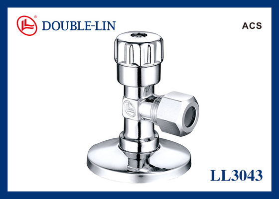 ABS Handle 10 Bar Chrome Plated Angle Valve พร้อมเน็ต