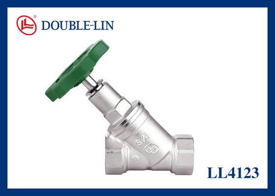 วาล์วหยุดทองเหลือง 1/2" เกลียวตัวเมีย DIN259 แรงดัน 232psi