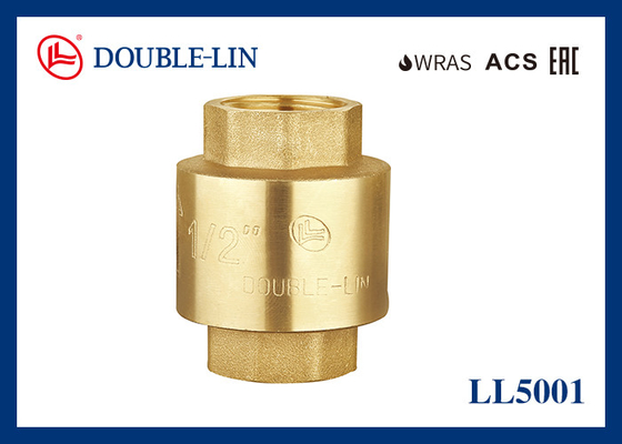 ISO228 Thread หญิง × หญิง ทองแดง Spring Check Valve 1 1 4