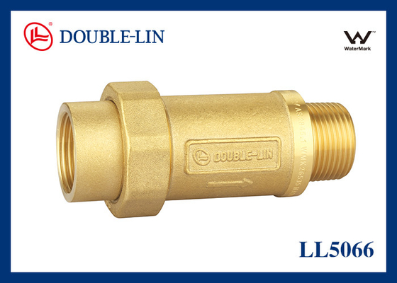 1" ทองแดง วาล์วตรวจสอบคู่ 232psi ISO228 Thread