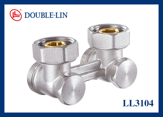F3/4' X M3/4" มุม 2 วาลล์ท่อ ISO228 Thread