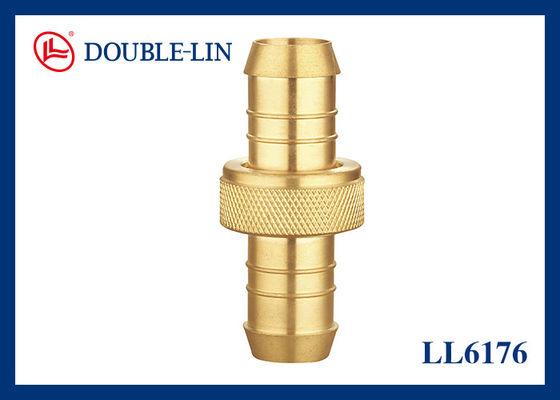 ISO228 Thread 3 Piece 3/4" Brass Double Hose Connector เครื่องเชื่อมท่อสองชิ้น