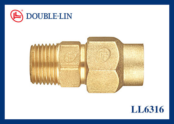 DOUBLE LIN BS2779 Thread 1/2" สายเชื่อมทองแดงเพศชาย