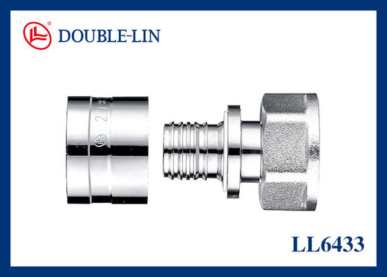 ข้อต่อตรงเกลียวในทองเหลือง 16×F3/4" สำหรับท่อ Pex