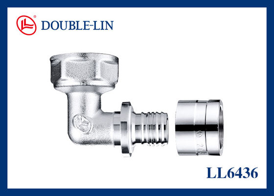 ข้อต่อทองเหลืองข้องอตัวเมีย 20×F1/2" สำหรับท่อ Pex