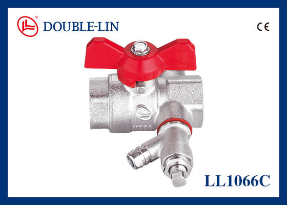 วาล์วลูกลอยทองเหลืองแบบ T Handle ขนาด 1/2" ถึง 1" DIN 259 และ BS2779