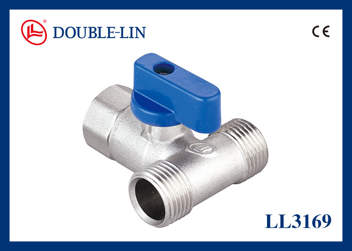 เพศชาย X เพศหญิง X เพศชาย 25 Bar 3 Way Ball Valve Port T
