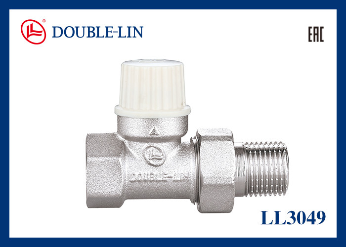 วาล์วปรับตั้งสมดุลแบบตรง เกลียว DIN259 ขนาด 1/2" 3/4" แรงดันใช้งาน 145psi อุณหภูมิ 0℃ ถึง 120℃