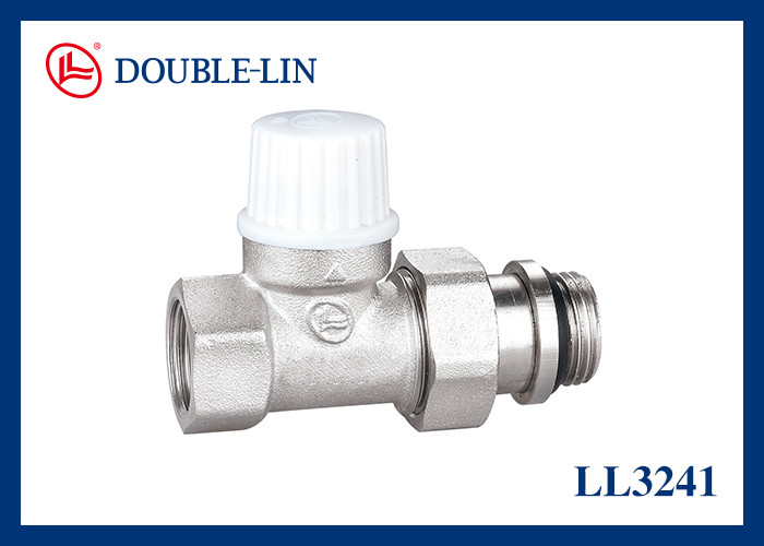 10 บาร์ ISO228 Thread แบบตรง วาล์วเรเดียเตอร์มือ