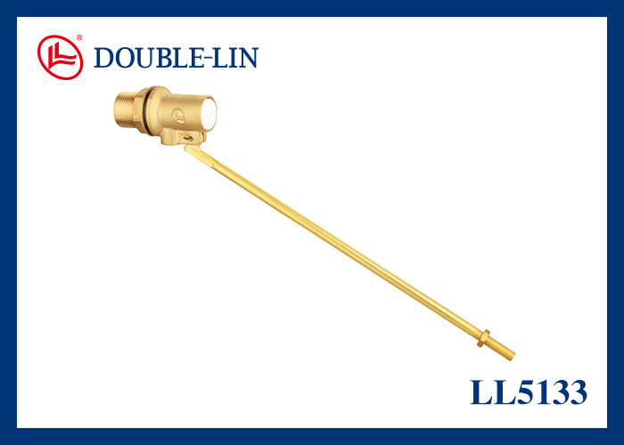 วาล์วลูกลอยทองเหลือง 1/2" เกลียวนอก แรงดัน 16 บาร์ -10℃ ถึง 120℃