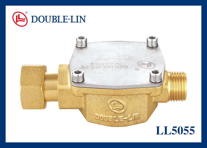 5 Bar ISO228 Thread F3/4" x M1/2" เครื่องกรองแก๊สทองแดง