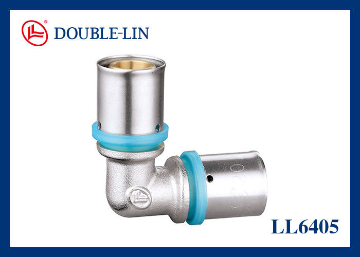 ข้อต่อข้อศอกทองเหลือง HPB 57-3 DIN 259 16-2.0×20-2.0