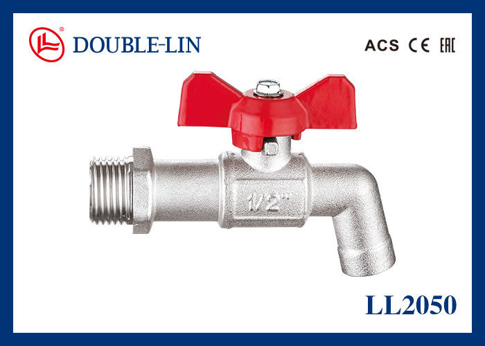 ประเภท T อลูมิเนียมมือ ISO228 ทองเหลือง Bib Tap BS2779 มาตรฐาน