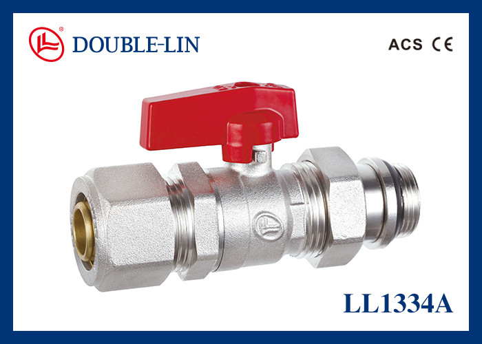 วาล์วลูกลอยท่อหลายชั้น PEX-AL-PEX ขนาด M3/4'' สำหรับถังเก็บน้ำ